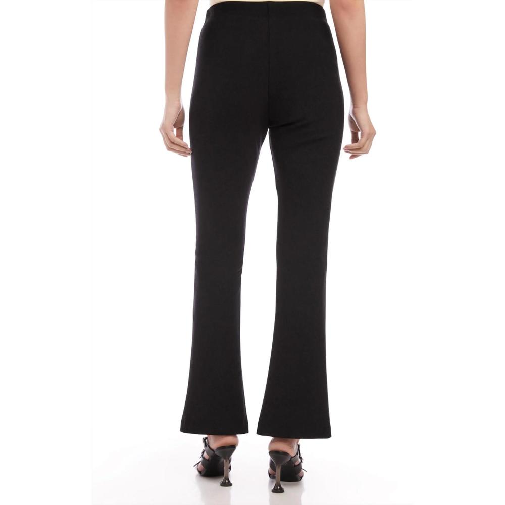 NEW FIFTEEN TWENTY crepe harlow bootcut in black